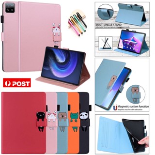 เคสหนัง ฝาพับแม่เหล็ก พร้อมช่องใส่บัตร สําหรับ Xiaomi Mi Pad 6 Xiaomi Mi Pad 6 Pro 11 นิ้ว