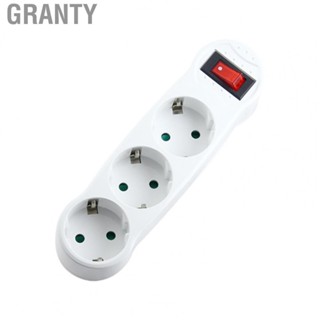 Granty 3 Outlet  Multi Plug Outlet Splitter Electrical  for Travel Business Trip German Standard