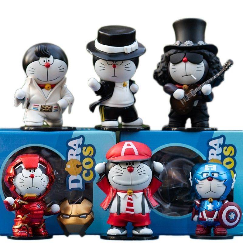 Doraemon Hand-Made รุ ่ น Tinkerbell Doraemon cos Maxon Thor Elvis Elvis American Band Beatles Classic Band ของเล ่ นเด ็ กการ ์ ตูนอะนิเมะสินค ้ า