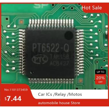 PT6522-Q PT6522LQ Auto IC ชิปโมดูล Speedometer สีดําหน้าจอซ่อมชิปสําหรับ Mazda 2 3 6 CX5 CX-5 CX30 C