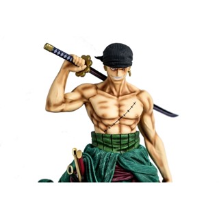 ขายตรงจากโรงงาน โมเดลฟิกเกอร์ One Piece Ronoa Three-Knife Dream Zoro แบบสองหัว