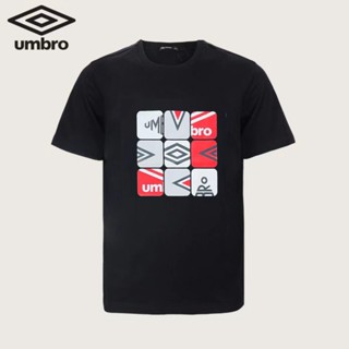 Umbro/umbro ใหม่ เสื้อยืดลําลอง แขนสั้น ลาย Nine-Squared เรียบง่าย สําหรับผู้ชาย เหมาะกับการเล่นกีฬา UO222AP2569