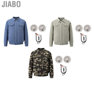 Jiabo Wearable Fan Jacket  4 Wind Speed Polyester Fiber USB Powered AC Jacket  for Women for Hiking