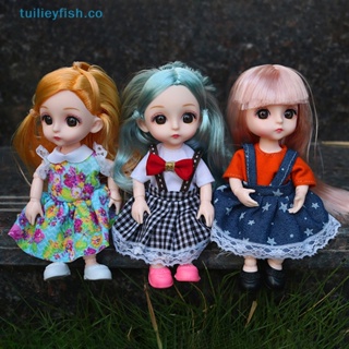 Tuilieyfish BJD ชุดเสื้อผ้าลําลอง แฟชั่นเจ้าหญิง 16 ซม.