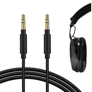 Geekria สายสัญญาณเสียงสเตอริโอ เข้าได้กับ Master &amp; Dynamic MG20 V-MODA TREBLAB SMS Audio KOSS HiFiMAN Grado Ghostek 3.5 มม. Aux (4 ฟุต 1.2 เมตร)