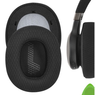 Geekria แผ่นตาข่ายครอบหูฟัง แบบเปลี่ยน สําหรับ JBL Live 650 BTNC Lifestyle E65BTNC Duet NC Live 660 BTNC (สีดํา)