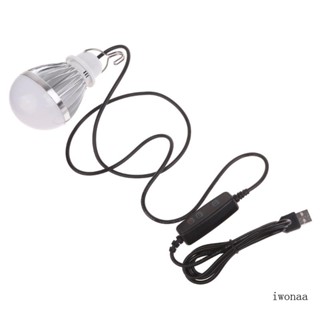 Iwo หลอดไฟฉุกเฉิน LED แบบพกพา พร้อมสวิตช์เปิดปิด สําหรับกลางแจ้ง
