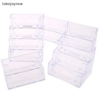 [takejoynew] ที่วางนามบัตร แบบใส สําหรับตั้งโต๊ะ สํานักงาน KLB