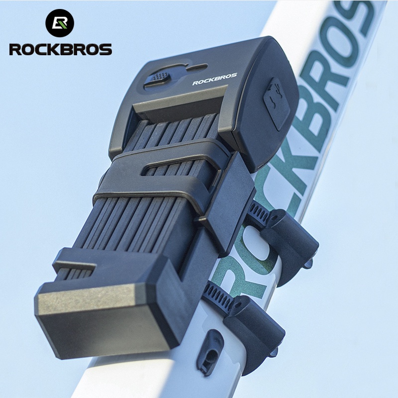 ROCKBROS อุปกรณ์ล็อคจักรยานไฟฟ้า Type-c แบบหนา กันขโมย ชาร์จไฟได้
