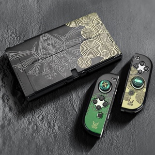 ใหม่ เคสคอนโซลเกม แบบแข็ง พร้อมฝาปิด 2 ชิ้น สําหรับ Nintendo Switch OLED PC Nintendoswitch 2023