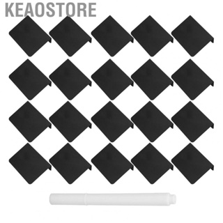 Keaostore Mini Chalkboard Signs  Easy Write Erase Pen Reusable Smoothing Surfaces Sturdy Small Display 20pcs for Nail Salon