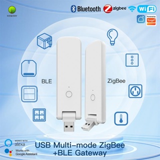 Tuya สมาร์ท USB หลายโหมด เกตเวย์ บลูทูธ + ฮับไร้สาย ZigBee ควบคุมสมาร์ทโฮม สะพานไร้สาย