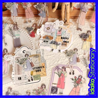 สติกเกอร์ PET ลายหัวใจน่ารัก สไตล์เกาหลี 30 ชิ้น SS541