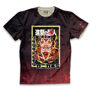 เสื้อยืด พิมพ์ลาย Colossal Titan Attack on Titan Streetwear แฟชั่นสตรีท