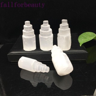 FALLFORBEAUTY หินยิปซั่ม แกะสลักด้วยมือ ขนาดเล็ก สําหรับทําสมาธิ เล่นโยคะ