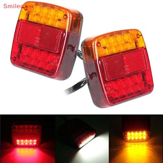 [Smileofen] ใหม่ หลอดไฟเลี้ยว Led 20 ดวง 12V สําหรับติดท้ายรถบรรทุก