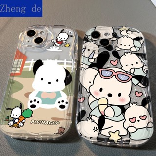 ใหม่ เคสโทรศัพท์มือถือแบบใส กันกระแทก กันรอยขีดข่วน ลายการ์ตูนคลื่นน่ารัก สามมิติ สําหรับ Iphone 8p xsmax 13 7 1112promax 14 MABK