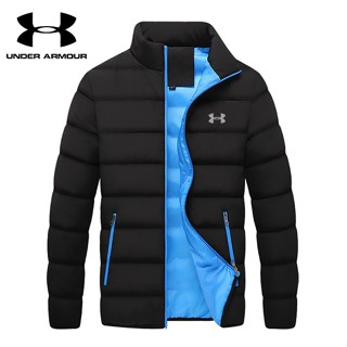 Under.armour เสื้อแจ็กเก็ตลําลอง คอปกตั้ง แบบหนา ให้ความอบอุ่น คุณภาพสูง สําหรับผู้ชาย [M-4XL]