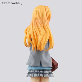 ฟิกเกอร์ตุ๊กตาอนิเมะ Your Lie in April Miyazono Kaori Violin Girl Standing ของเล่นสําหรับเด็ก