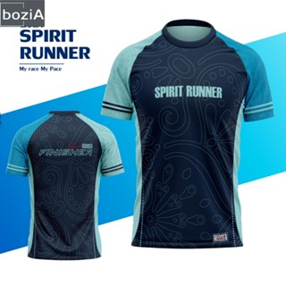 เสื้อกีฬารุ่น SPIRIT RUNNER สีกรม (ลดราคาพิเศษ)