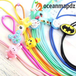 OCEANMAPDZ สายโซ่คล้องแว่นตา ผ้าไนล่อน ลายการ์ตูน สําหรับเด็ก