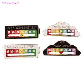 Purelove&gt; My Social Mood Switching เข็มกลัด ตลก เคลือบ Pin สร้างสรรค์ Lapel Pin Move To The Mood As You Artistic เข็มกลัดกระเป๋าเป้สะพายหลัง Pin ใหม่