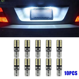 โคมไฟอ่านหนังสือ 6500K DC 12V 3014 24SMD สําหรับรถยนต์ 10 ชิ้น