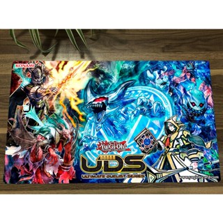 ใบแจ้งหนี้ดาดฟ้า Yu-Gi-Oh! Uds TCG CCG แผ่นรองเมาส์เล่นเกม พร้อมกระเป๋าใส่แผ่นรองเมาส์