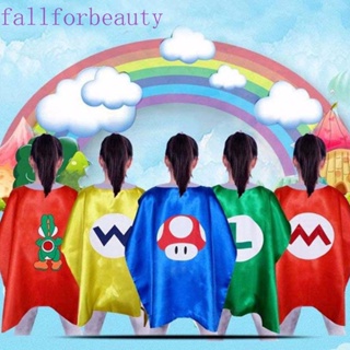 FALLFORBEAUTY ชุดคอสเพลย์ การ์ตูนอนิเมะ Super Mario Bros Kinopio Koopa ของเล่นสําหรับเด็ก