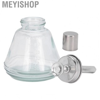 Meyishop Pump Dispenser  Glass and Metal  for Home Nail Salon