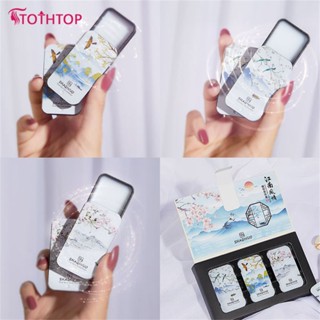 Shaqinuo Fragrant Fragrance Cream Fresh Girl Fragrance แบบพกพา Solid Fragrance Student Pocket Card Perfume [TOP]