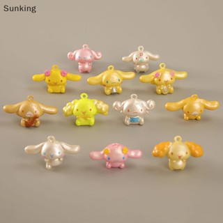 Sunking ตุ๊กตาการ์ตูนสุนัข Cinnamoroll น่ารัก PVC ขนาดเล็ก สําหรับตกแต่งภูมิทัศน์ 12 ชิ้น ต่อชุด