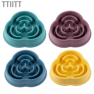 Ttiitt Pet Puzzle  Bowl  Slip Proof Bite Resistant Slow Feeder Dog for Medium Dogs