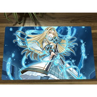 Yugioh Duel Playmat Exosister Gibrine TCG CCG แผ่นรองเมาส์ สําหรับเล่นเกม