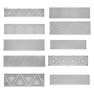 Dk แม่พิมพ์ทําขนม ทรงสามเหลี่ยม สําหรับทําขนมหวาน เยลลี่ น้ําตาล ฟองดองท์