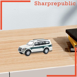 [Sharprepublic] โมเดลรถยนต์ SUV 1/64 สําหรับตกแต่งบ้าน