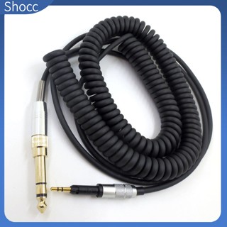 Shocc สายเคเบิลเสียง แบบเปลี่ยน สําหรับหูฟัง Sennheiser Hd6 Hd7 Hd8 Hd515 Hd518 Hd558 Hd598 Hd549 Hd569 6.35 มม.