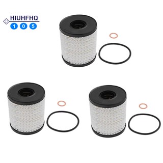 11427622446 ชุดไส้กรองน้ํามันเครื่องยนต์ พร้อมโอริง สําหรับ BMW Mini Cooper 3 ชิ้น
