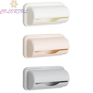 【COLORFUL】Storage Box Self Adhesive Wall Mounted 1Pcs Extractable Organic Cotton