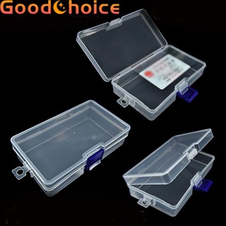 【Good】Plastic Clear Case Collection Portable Transparent Craft Jewelry Storage Box【Ready Stock】