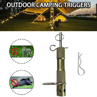 New Alarm Aluminum Alloy Camp Safe Gear Perimeter Trip Line Wire Alarm Outdoor