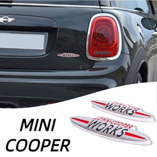 MINI COOPER rear JCW WORKS letter sticker decoration COUNTRYMAN CABRIO Paceman JCW CLUBMAN F54 F55 F56 F57 F60 R60 R56 R55 R61 car logo modified JCW body sticker