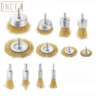 【ONCEMOREAGAIN】Wheel Brushes (Pointed Head) 20mm 25mm Pen Type 6mm Shank Fit Power Drill