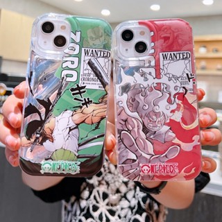 เคสโทรศัพท์มือถือ กันกระแทก ลายการ์ตูนอนิเมะ OnePiece Nika Luffy Zoro สําหรับ IPhone 11 12 13 14 Pro Max 14 Pro Max 13 Pro 12