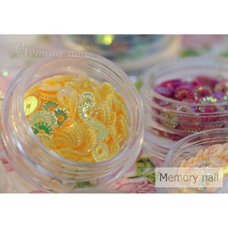กากเพชรวงกลมฉลุ เหลือบรุ้ง 12สี 12กระปุก