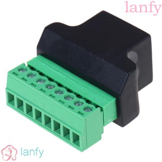 LANFY อะแดปเตอร์เชื่อมต่อสายอีเธอร์เน็ต 8 Pin 8 Pin พร้อมหู