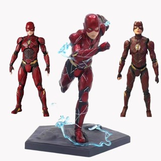 ฟิกเกอร์แฟลช DC Nendoroid Justice League 917 MAFEX The Flash 058 Shf