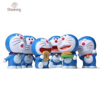 SHANRONG โดเรม่อน ตุ๊กตาฟิกเกอร์ Doraemon ขนาดเล็ก ของเล่นสําหรับเด็ก