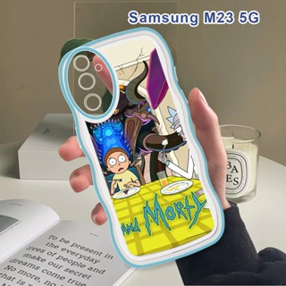 เคสโทรศัพท์มือถือแบบนิ่ม กันกระแทก ลายคลื่น Rick and Modi แฟชั่น สําหรับ Samsung Galaxy M30S M21 M23 5G