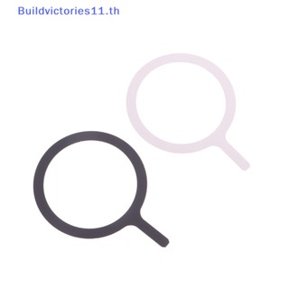 Buildvictories11 แหวนสติกเกอร์แม่เหล็ก สําหรับชาร์จโทรศัพท์มือถือ 5 ชิ้น